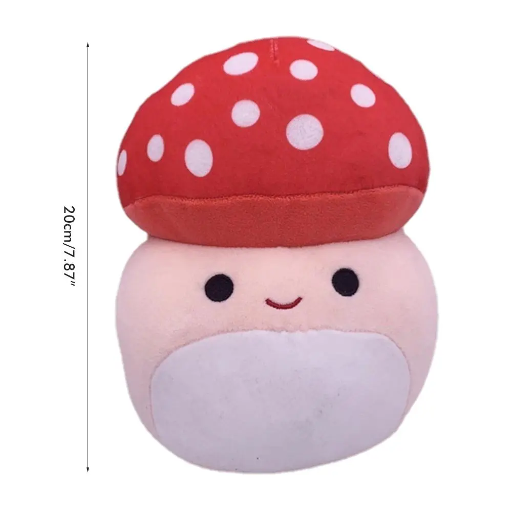 Mushroom Plush Stuffed Toys Cute Plushie Doll Toys for Kids Adults Hug Cuddle Pillow Soft Toy for Birthday Christmas Halloween Gift