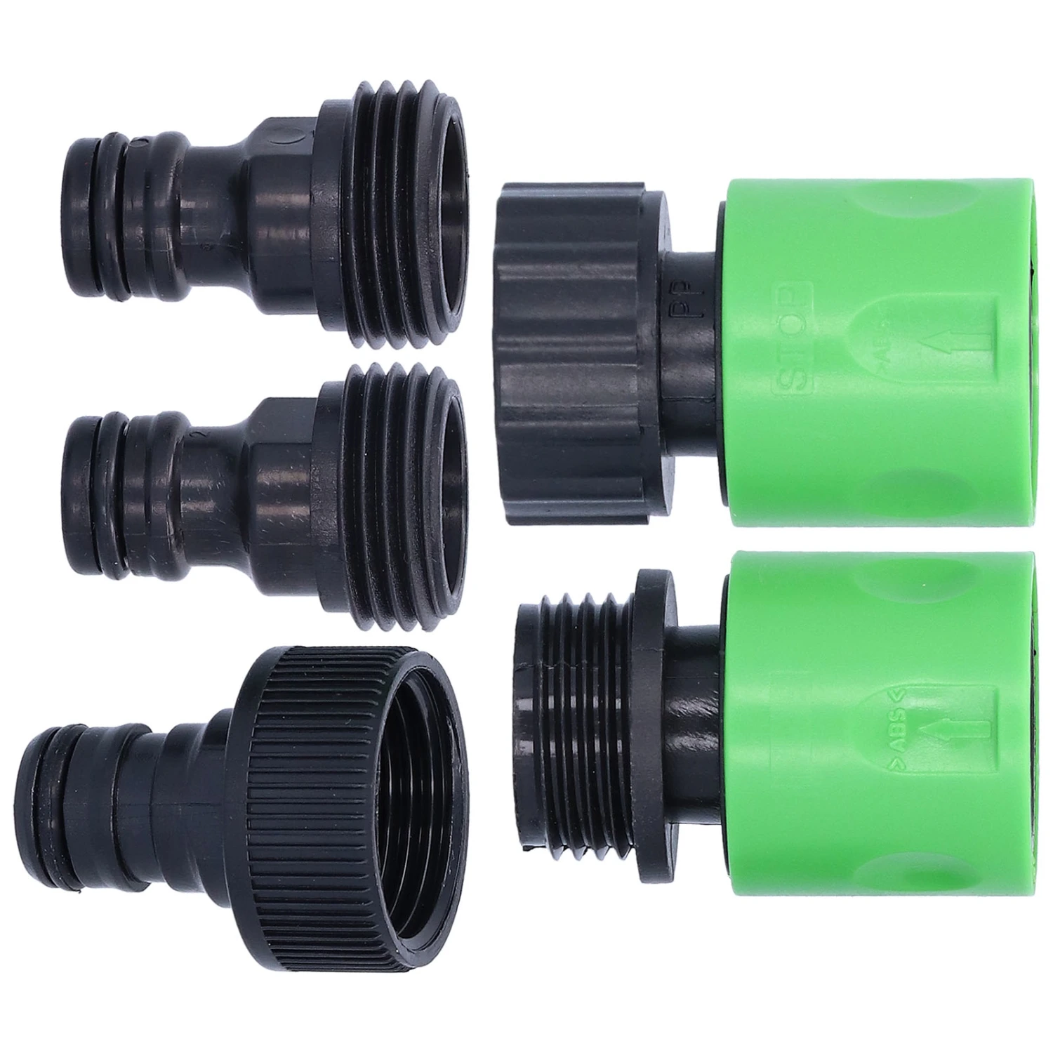 Hose Quick Connector NPT 3/4 Female Male Thread Coupler Nipple for Garden Lawn Irrigation