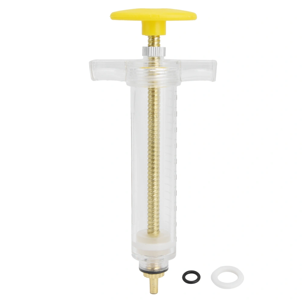 Veterinary Injection Syringe Livestock Farm Manual Injector for Pig Cattle Sheep Dog Cat20ml 13.5cm / 5.3in