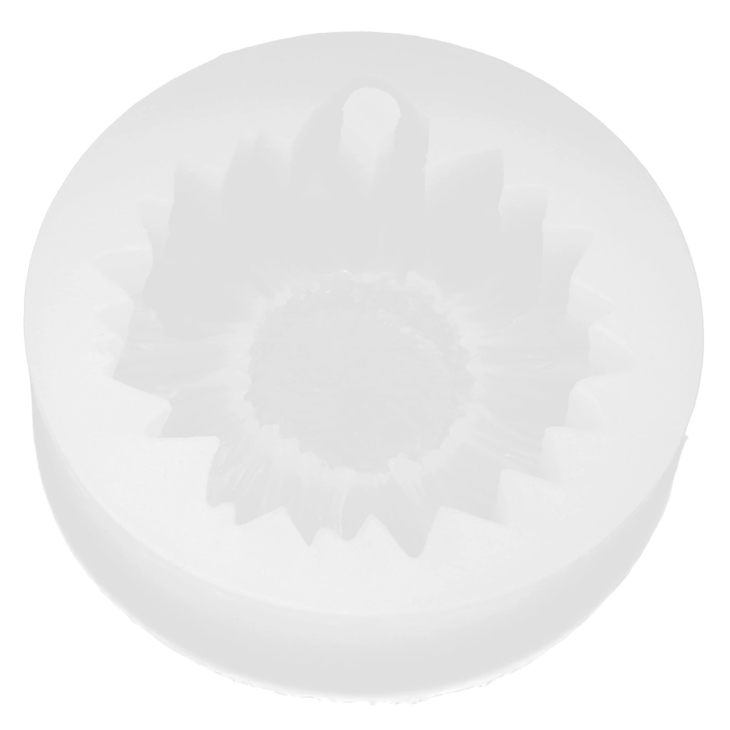 Sunflower Cake Fondant Molds Flower Fondant Cake Baking Molds for Baby Shower Cake Cupcake WhiteWith Holes