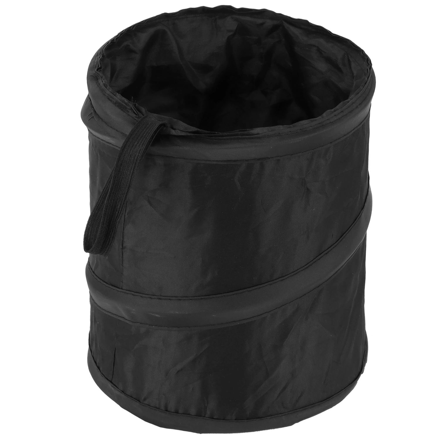 Car Trash Can Foldable MultiPurpose Hanging Car Trash Black Traveling Universal Portable for Garbage Organize Car