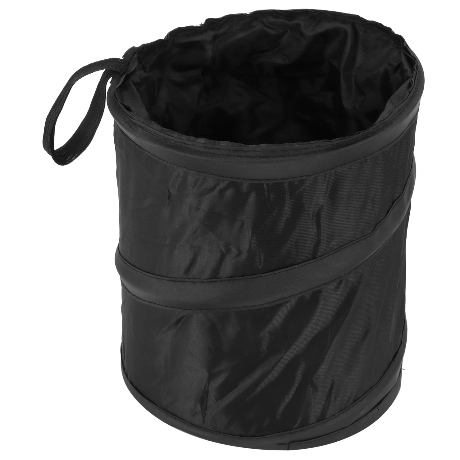 Car Trash Can Foldable MultiPurpose Hanging Car Trash Black Traveling Universal Portable for Garbage Organize Car