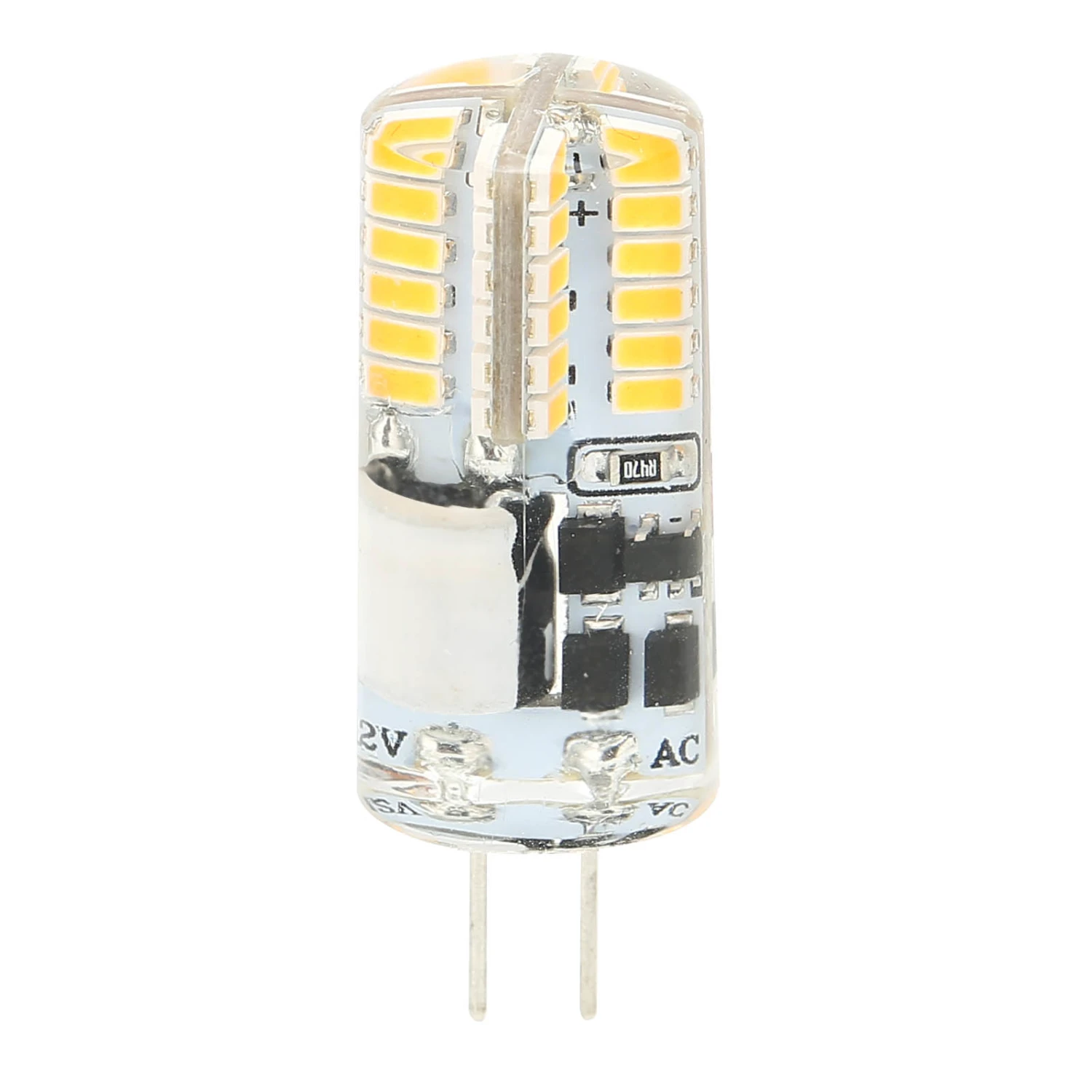 G4 Bulb 48LED Light Bulb 3W 300LM Bi Pin Light NonDimmable for Chandelier AC DC 12V(Cold White 60006500K )