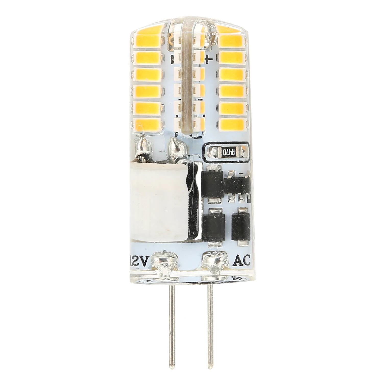 G4 Bulb 48LED Light Bulb 3W 300LM Bi Pin Light NonDimmable for Chandelier AC DC 12V(Cold White 60006500K )