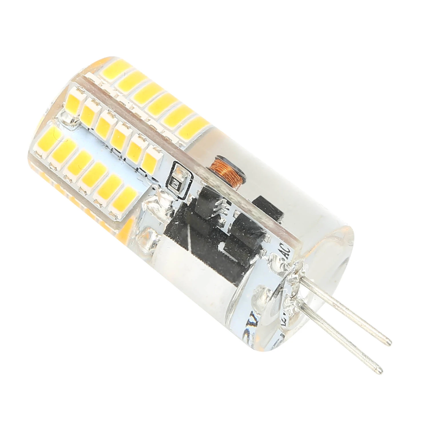 G4 Bulb 48LED Light Bulb 3W 300LM Bi Pin Light NonDimmable for Chandelier AC DC 12V(Cold White 60006500K )