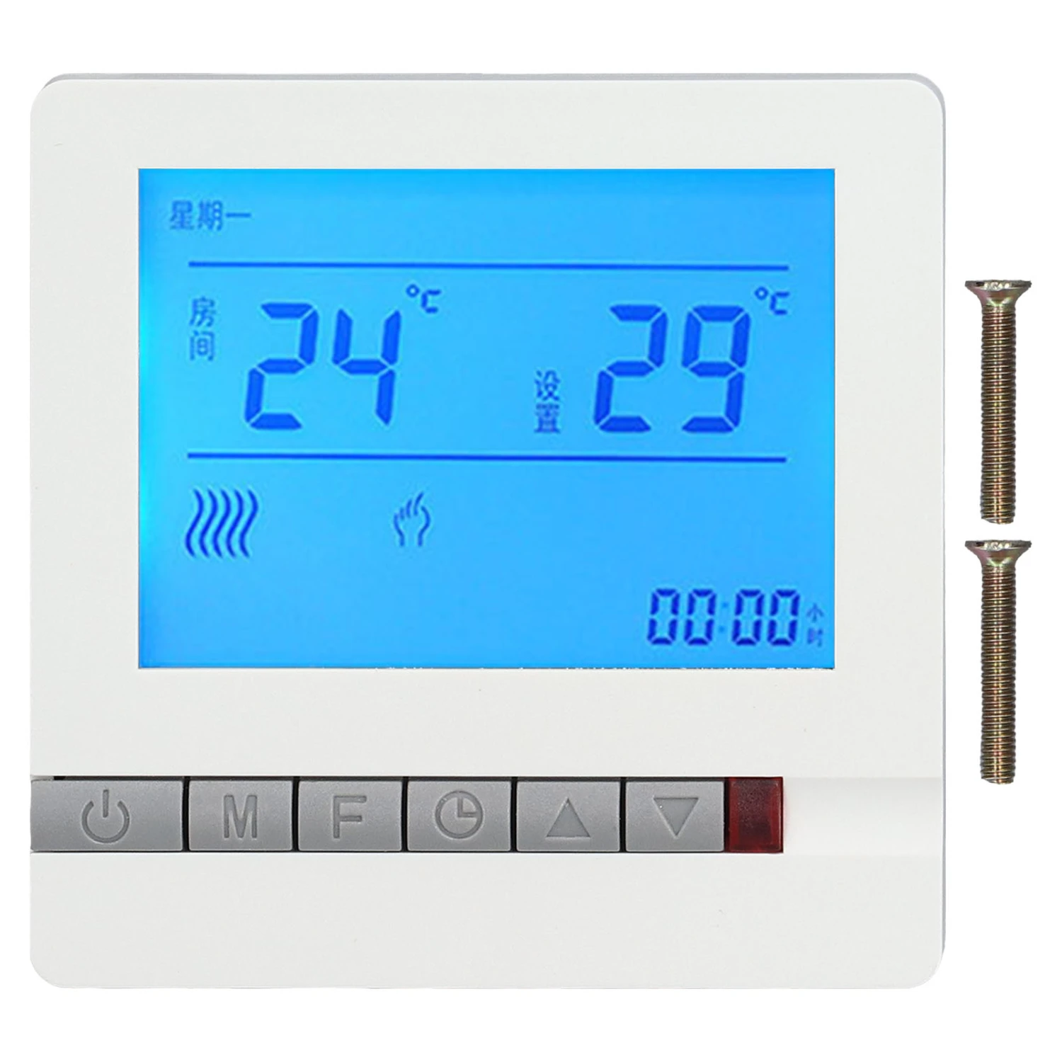 Thermostat LCD Screen High Accurate Temperature Sensor Overheat Protection Temperature Controller