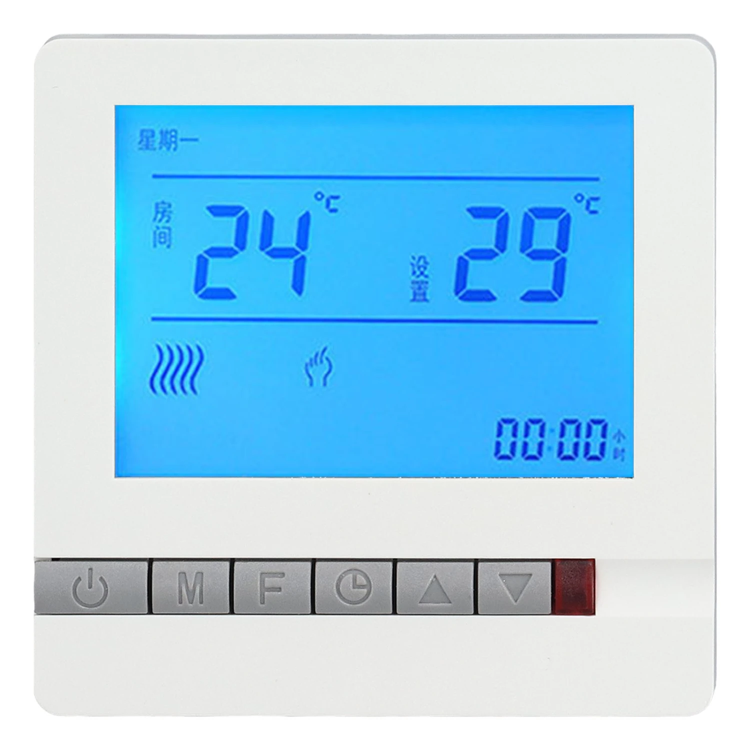 Thermostat LCD Screen High Accurate Temperature Sensor Overheat Protection Temperature Controller