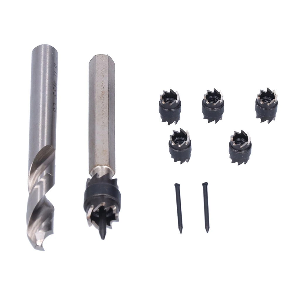 9Pcs Spot Weld Cutter Set Stainless Steel Efficient Industrial Professional Drill Rotary Spot Weld Remover