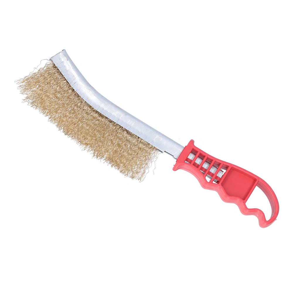 Multifunction Steel Wire Brush Rust Cleaning Paint Remover Deburring Scrubbing Brush Tool