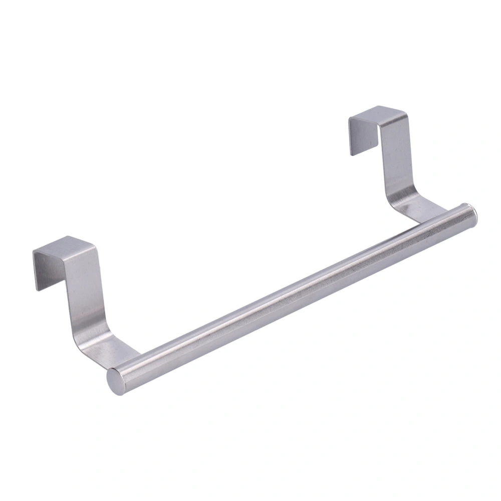 Towel Rack Stainless Steel Punch Free Strong Bearing Capacity Hanging Buckle Kitchen Towel Holder for Cabinet Bathroom23.5cm