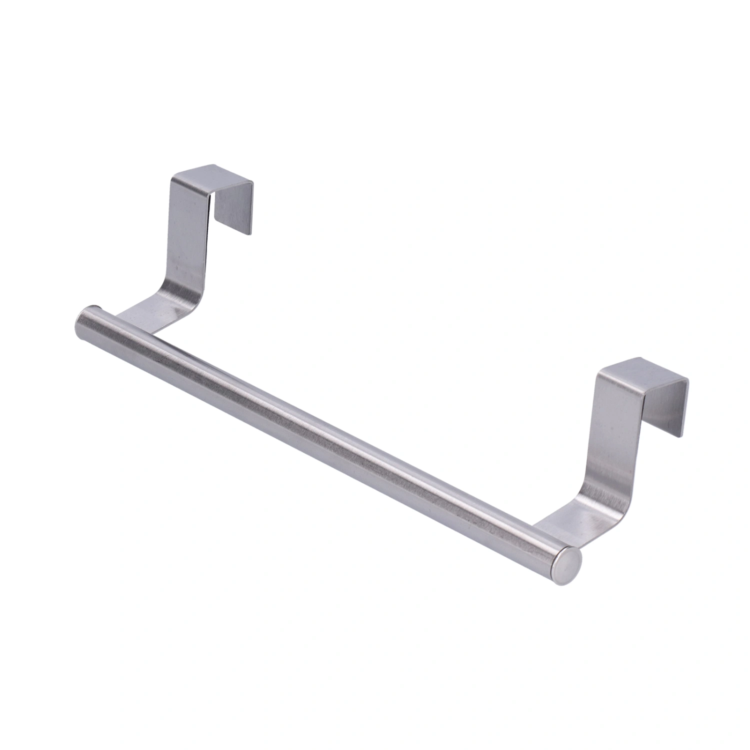 Towel Rack Stainless Steel Punch Free Strong Bearing Capacity Hanging Buckle Kitchen Towel Holder for Cabinet Bathroom23.5cm