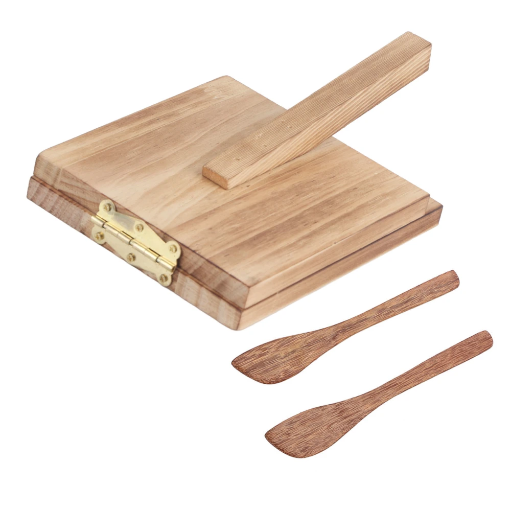 Tortilla Press Wood Multifunction Nonslip Wooden Handle Fine Workmanship Dough Pressing Tool