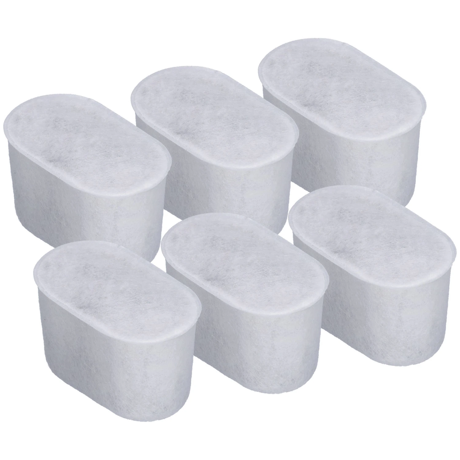 6Pcs Coffee Machine Water Filter Activated Carbon Coffee Maker Filter Core for BREVILLE