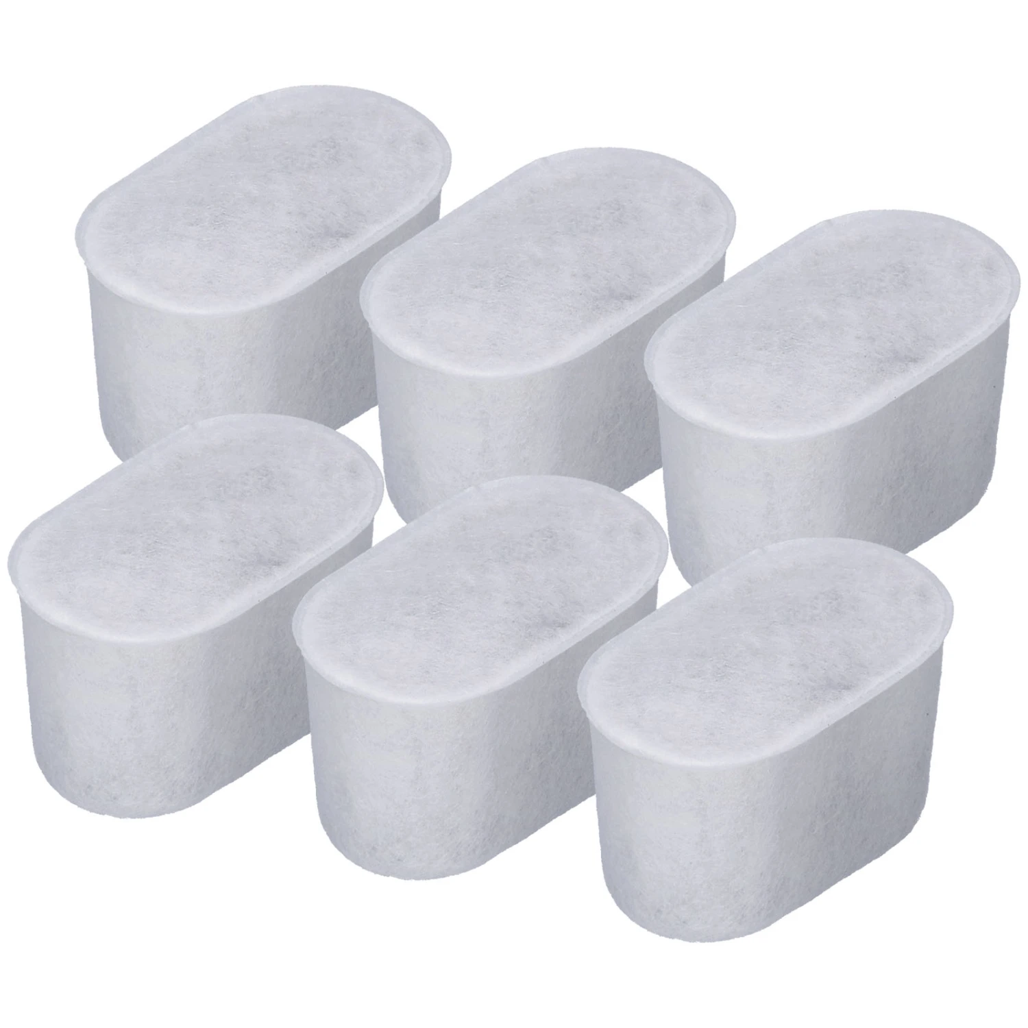 6Pcs Coffee Machine Water Filter Activated Carbon Coffee Maker Filter Core for BREVILLE