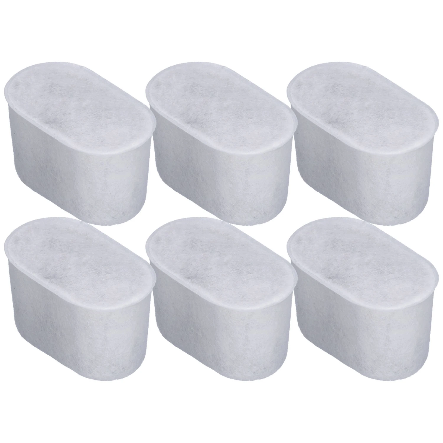 6Pcs Coffee Machine Water Filter Activated Carbon Coffee Maker Filter Core for BREVILLE