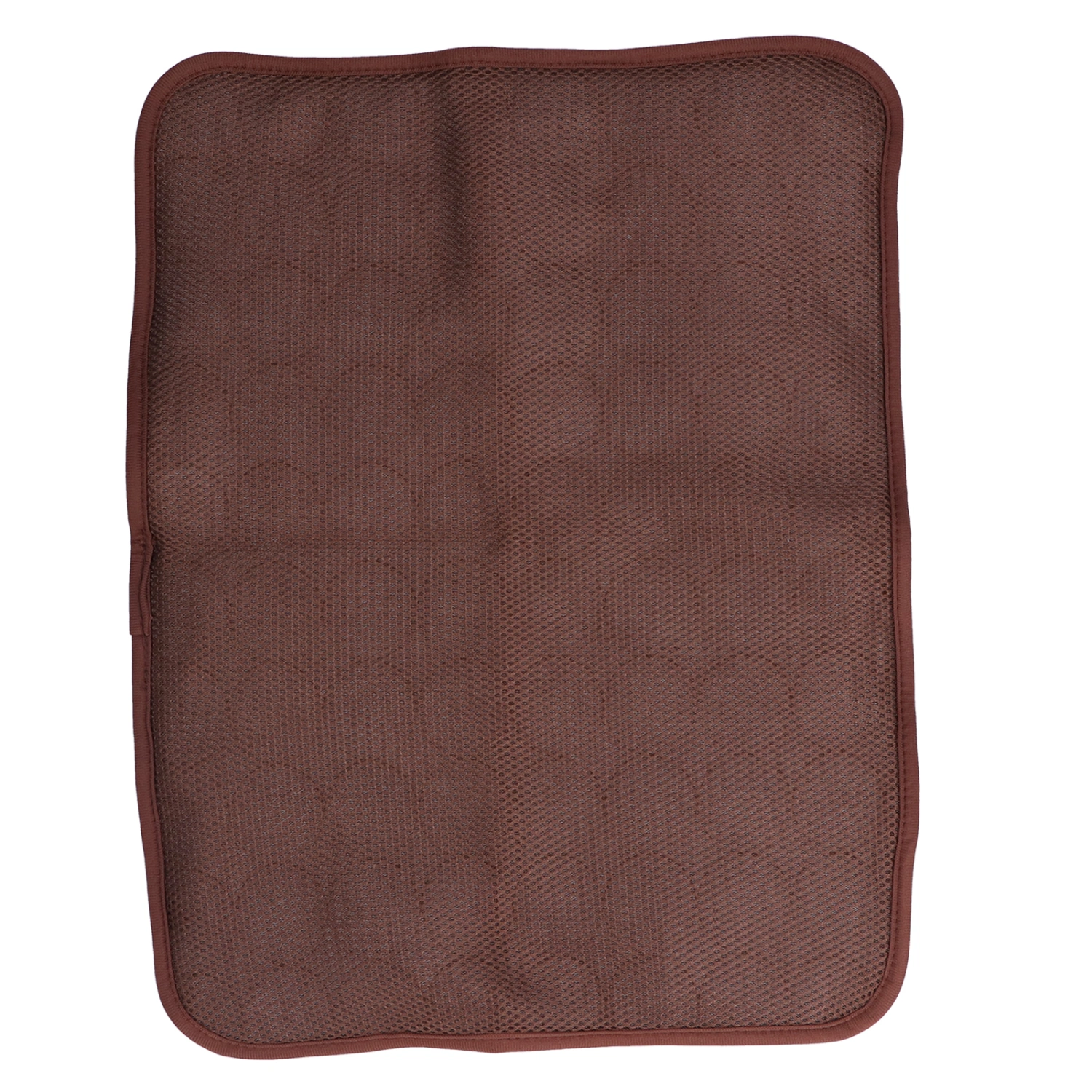 Pet Cooling Mat Breathable Foldable Pet Self Cooling Blanket Pad for Small Medium Large Dogs and CatsBrown S(50x40cm)