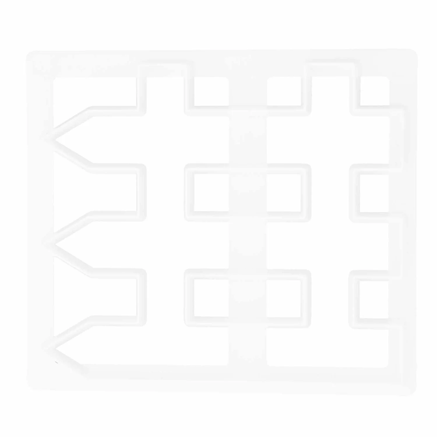 Fondant Cake Fence Printing Cutting Mold DIY Cake Border Decorating Baking Tool Mould