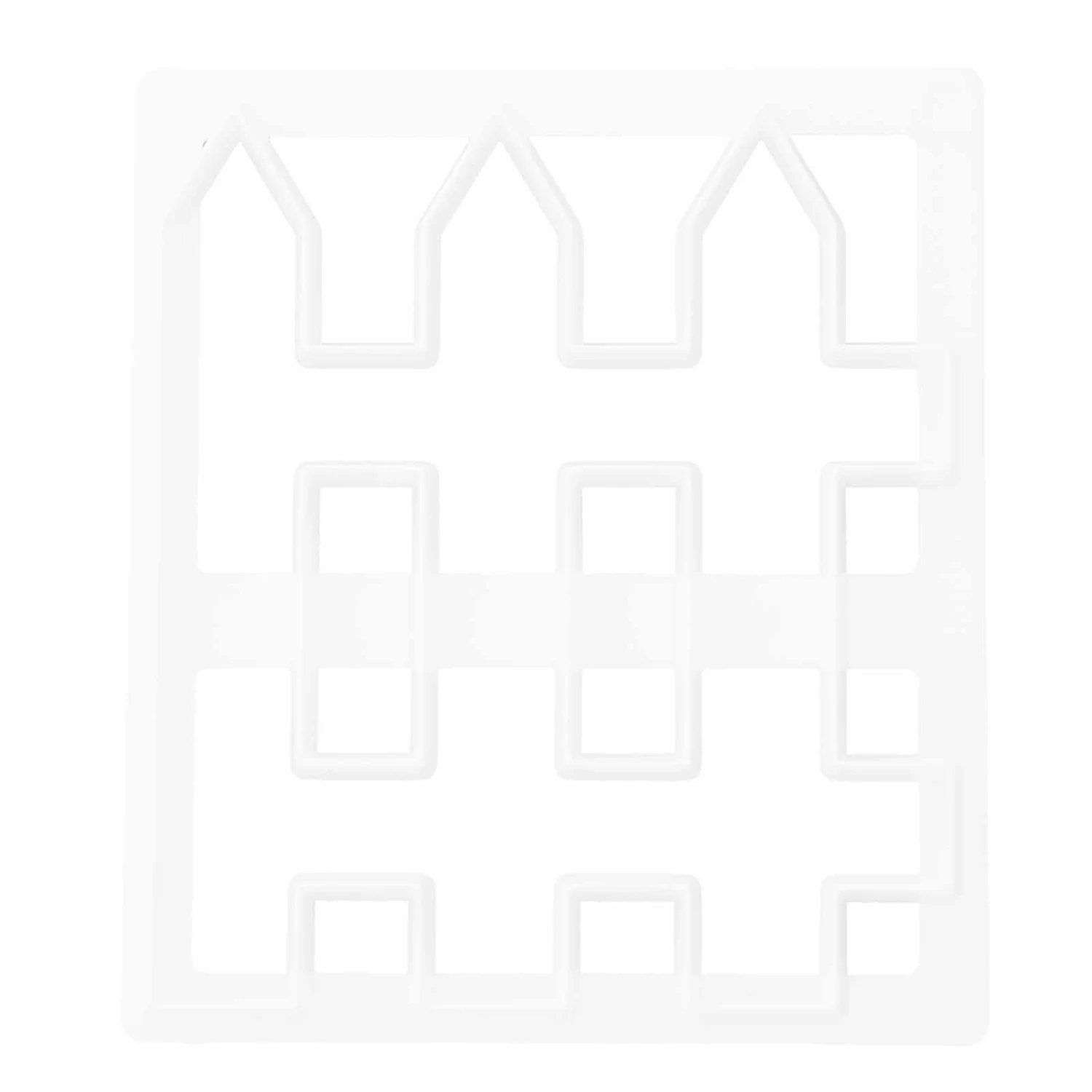Fondant Cake Fence Printing Cutting Mold DIY Cake Border Decorating Baking Tool Mould