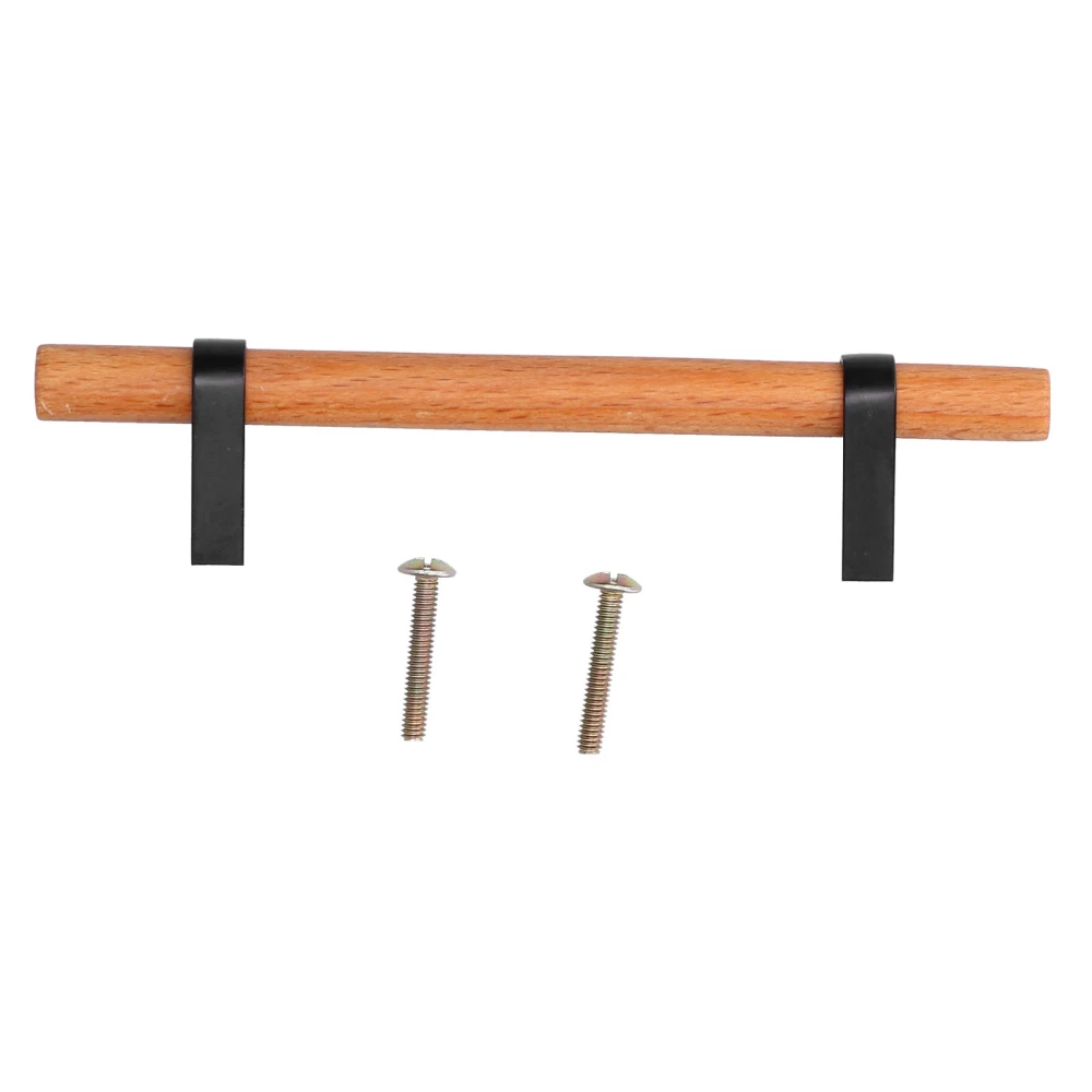 Modern Simple Drawer Wardrobe Handle Black Pine Door Pull Furniture Hardware for Home Living Room96 Hole