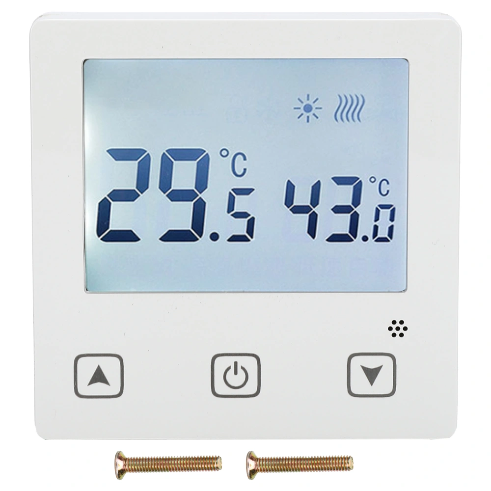 AC220V Thermostat Water Floor Heating Air Conditioner Temperature Controller with Touch Screen