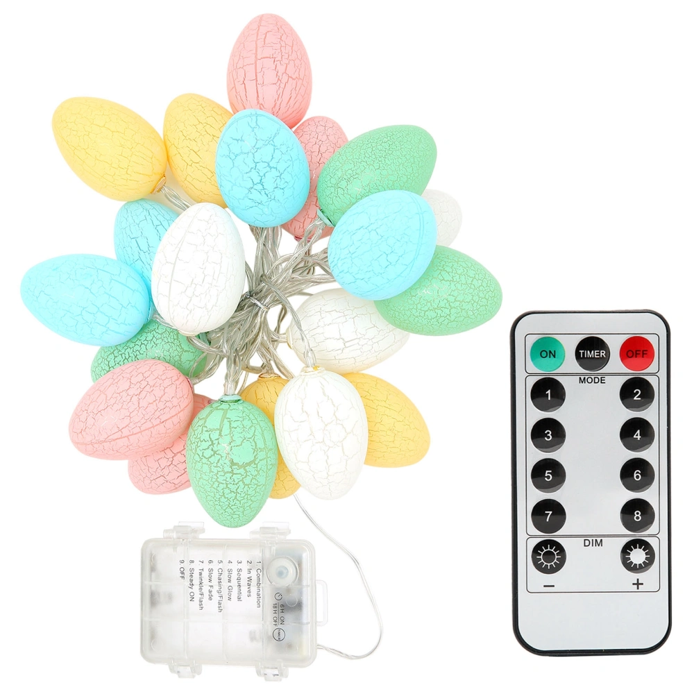 20LED String Lights 2m Easter Egg String Lamp for Outdoor Home Party Easter Decor Warm White