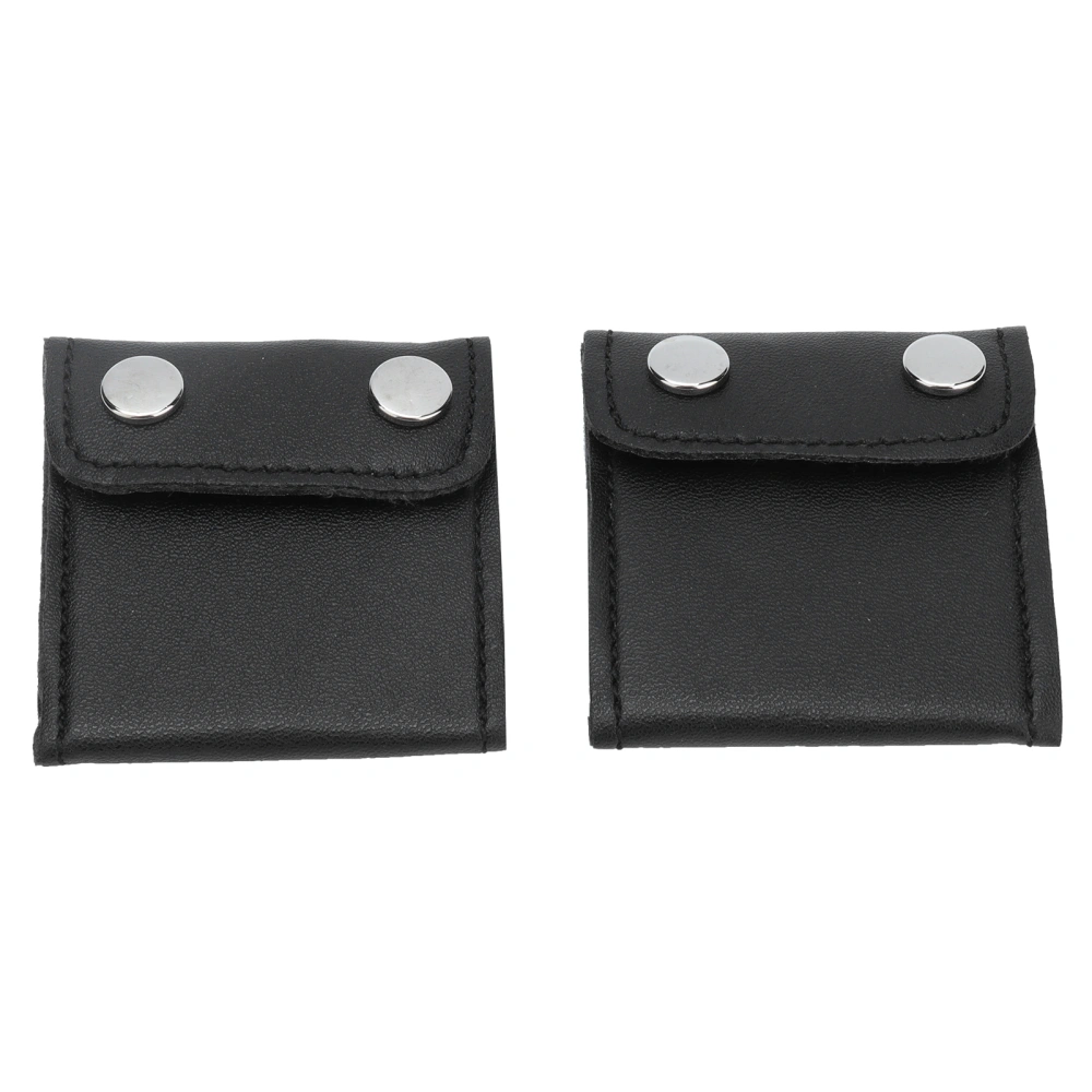 2Pcs Seatbelt Adjusters Universal Vehicle Car Belt Safety Covers Adjustment RetainersBlack