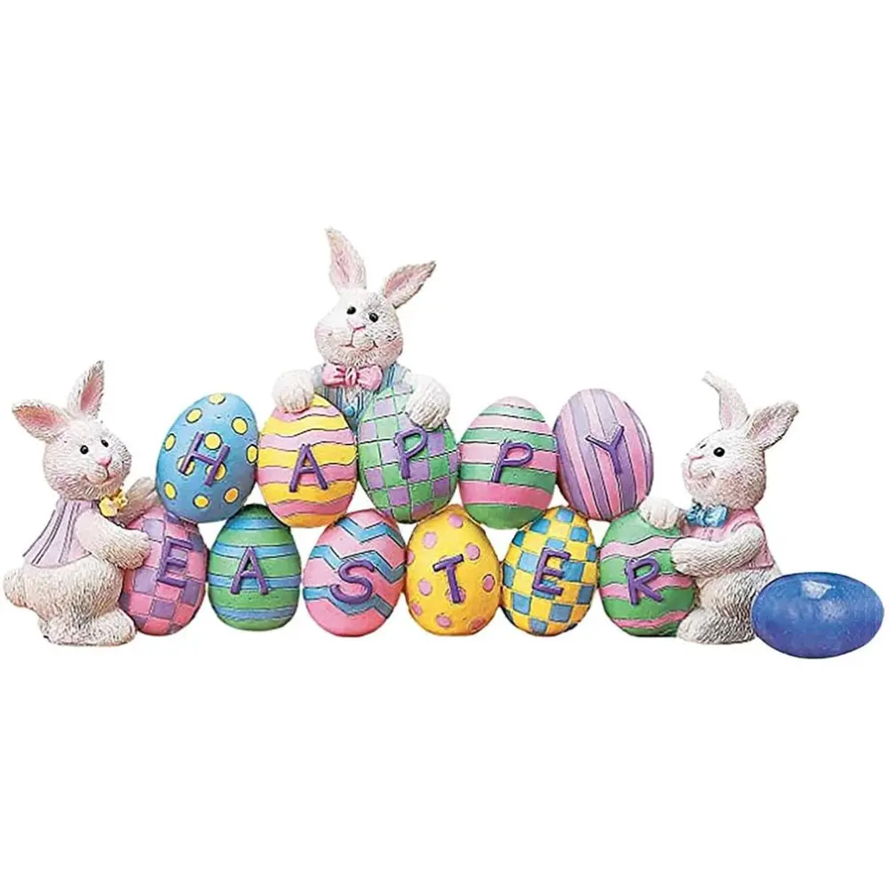 Easter Spring Bunny Decoration Easter Decorations Cute Craft Easter Bunny Figures Farmhouse Home Decor