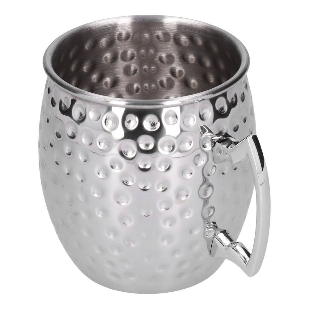 Beer Mug Vintage 550ml Stainless Steel Wine Coffee Cocktail Cup Drinkware for Home Bar