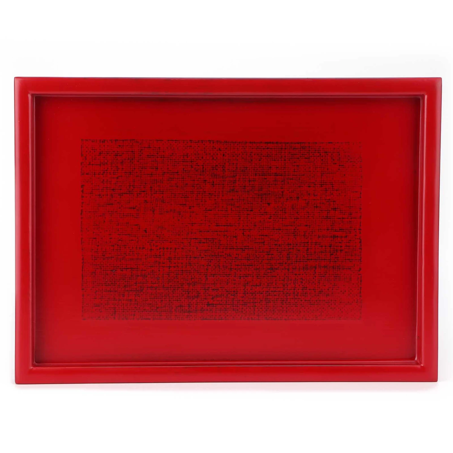 Wooden Snack Tray Food Serving Tray Tea Ceremony Holder for Home Kitchen RestaurantRed