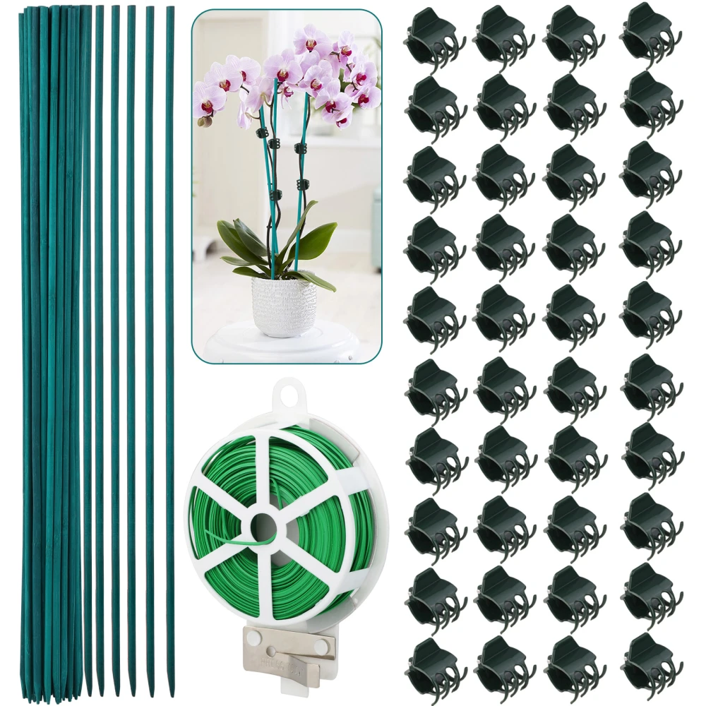 Plant Clips 40Pcs Orchid Clips Orchid Support Clips Vine Clips Plant Clips for Support Flower Orchid Vine