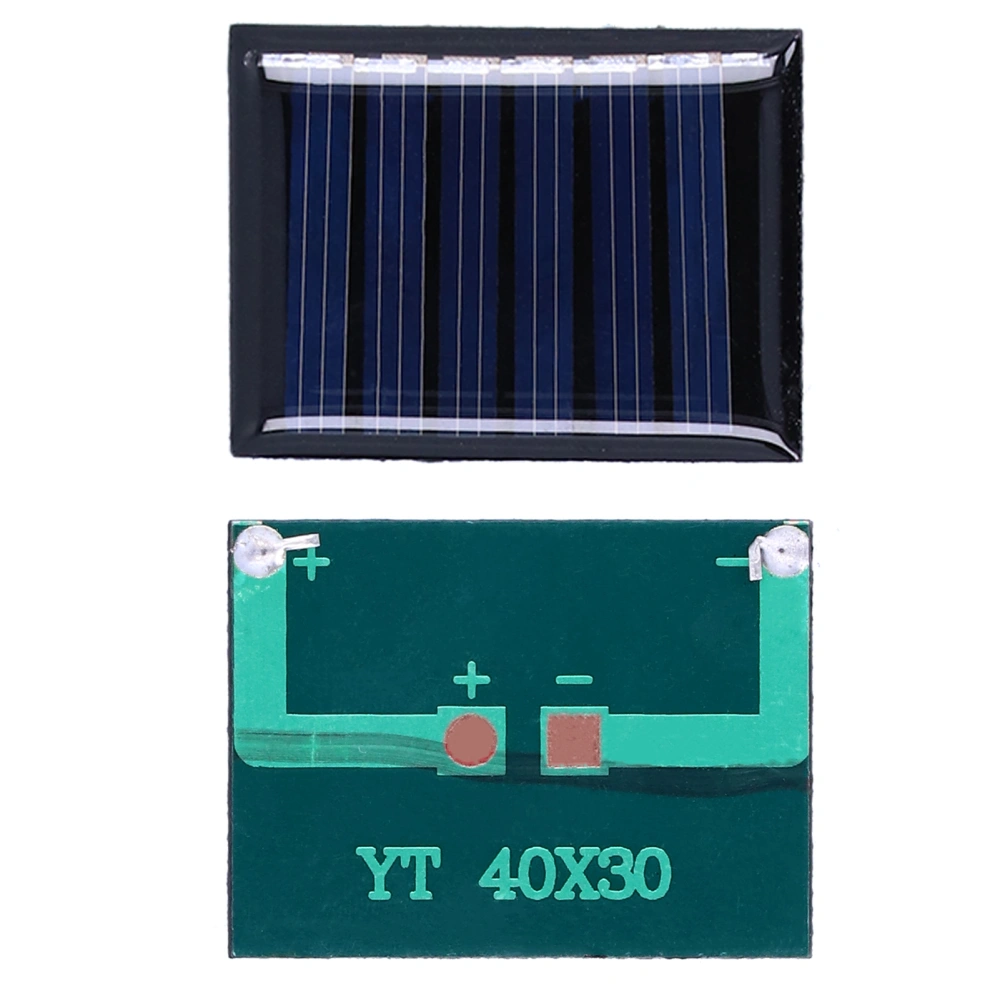 4Pcs 0.15W 3V Solar Panel Polysilicon DIY Solar Charging Module Accessory 40x30mm