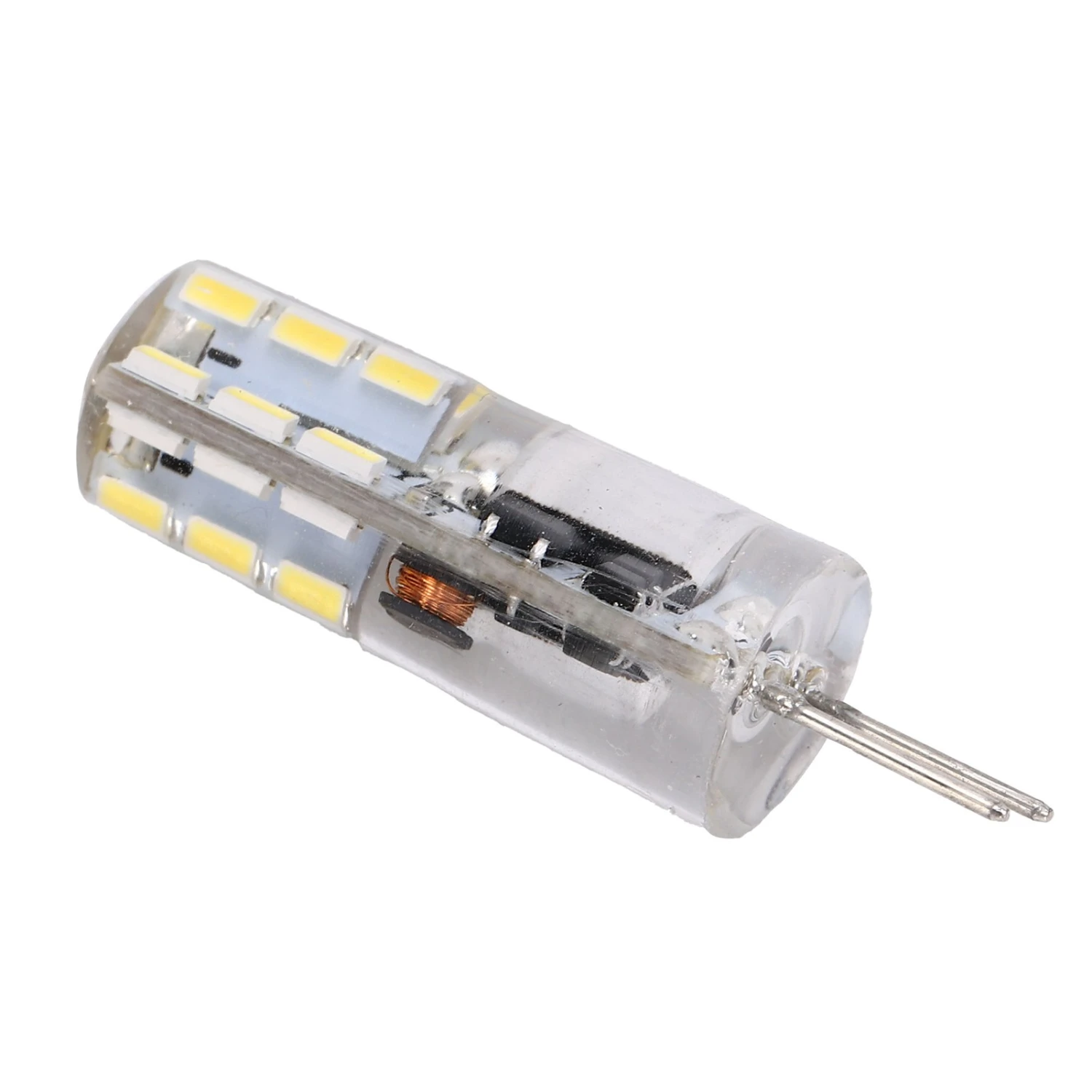 G4 24LED Light Bulb 2W 200LM Bi Pin Light Non Dimmable for Chandelier AC DC 12V(Cold White 6000-6500K )