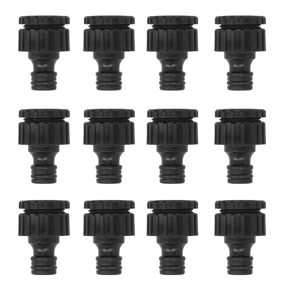 12PCS G1/2 G3/4 Female Thread Faucet Garden Hose Adapter Reusable Connector Fittings