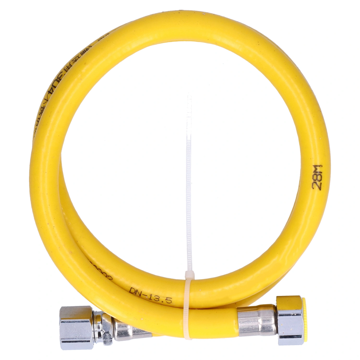 Fuel Gas Hose 304 Stainless Steel Liquefied Gas Line Pipe with Fittings for Home Kitchen(1m Female PortPort )