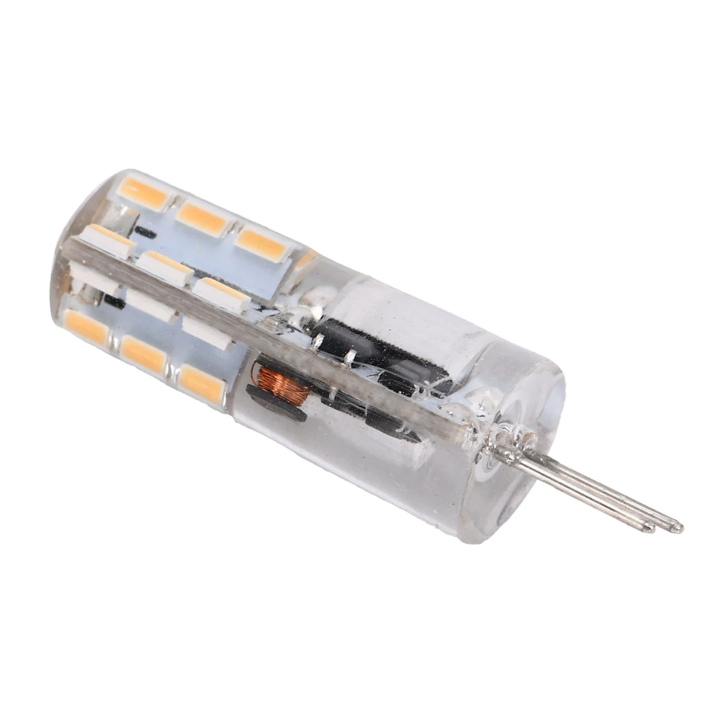 G4 24LED Light Bulb 2W 200LM Bi Pin Light Non Dimmable for Chandelier AC DC 12V(Warm White 2700K-3100K )