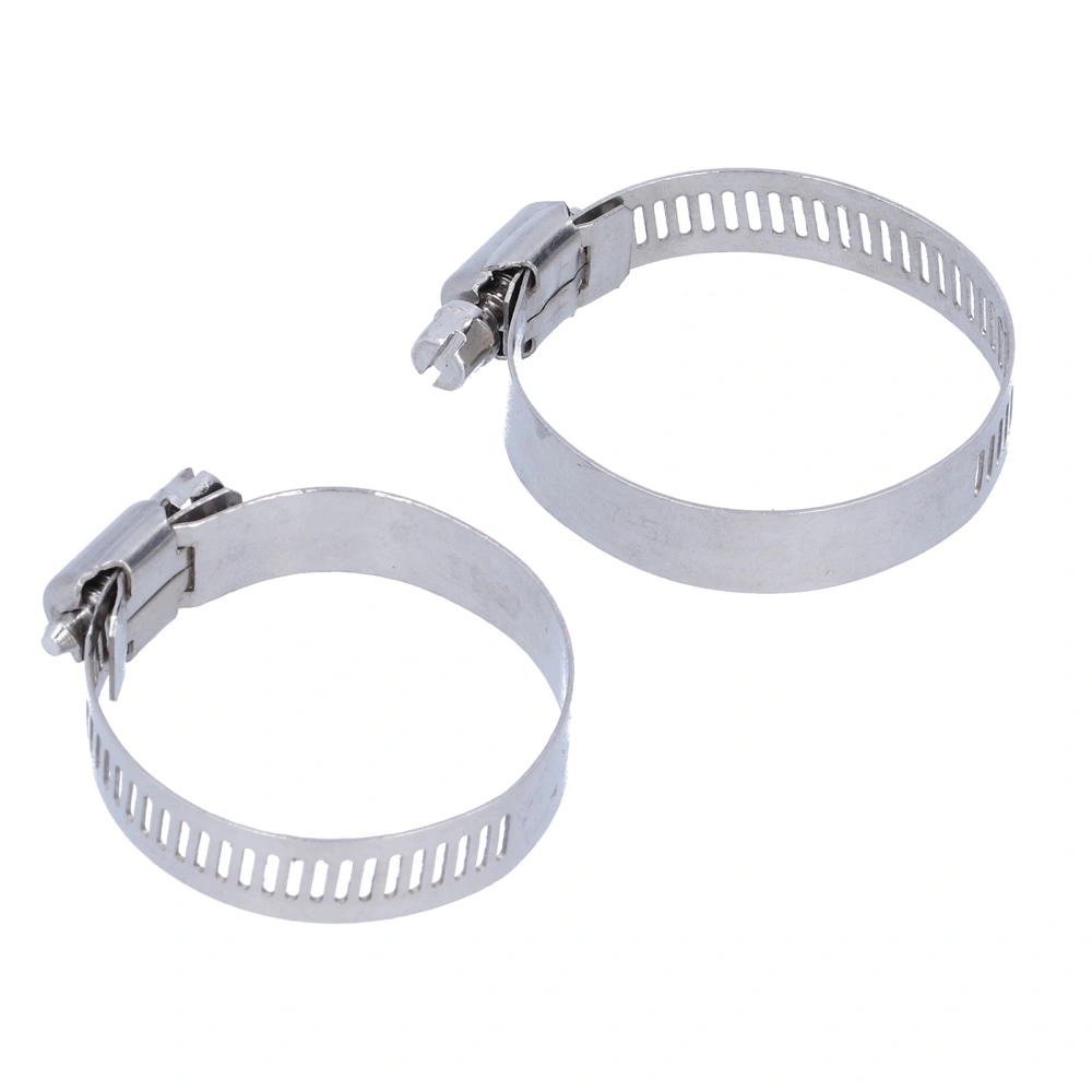 2Pcs Large Hose Clamp Stainless Steel Swimming Pool Filter Replacement Hose Clip for Pool