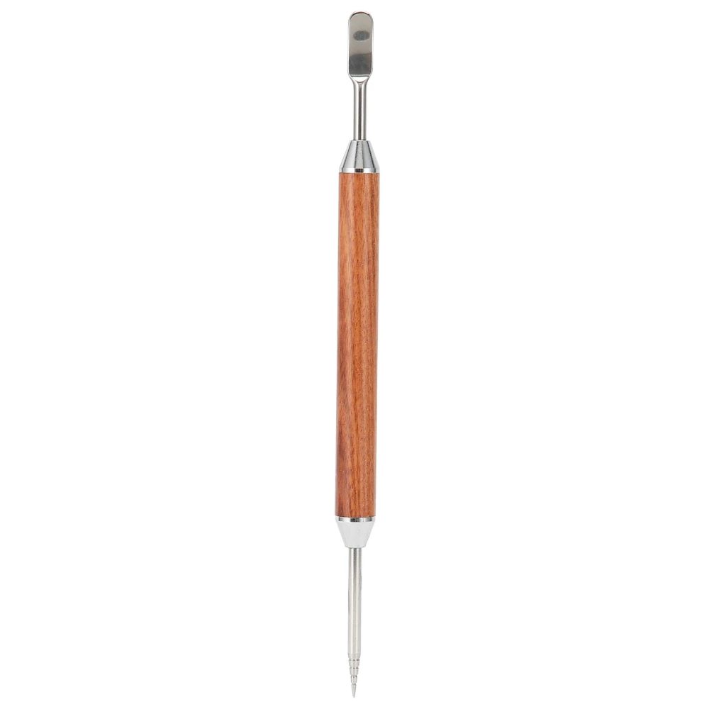 Coffee Latte Needle Stainless Steel Latte Art Pen with Wood Handle DIY Coffee Decorating Tool