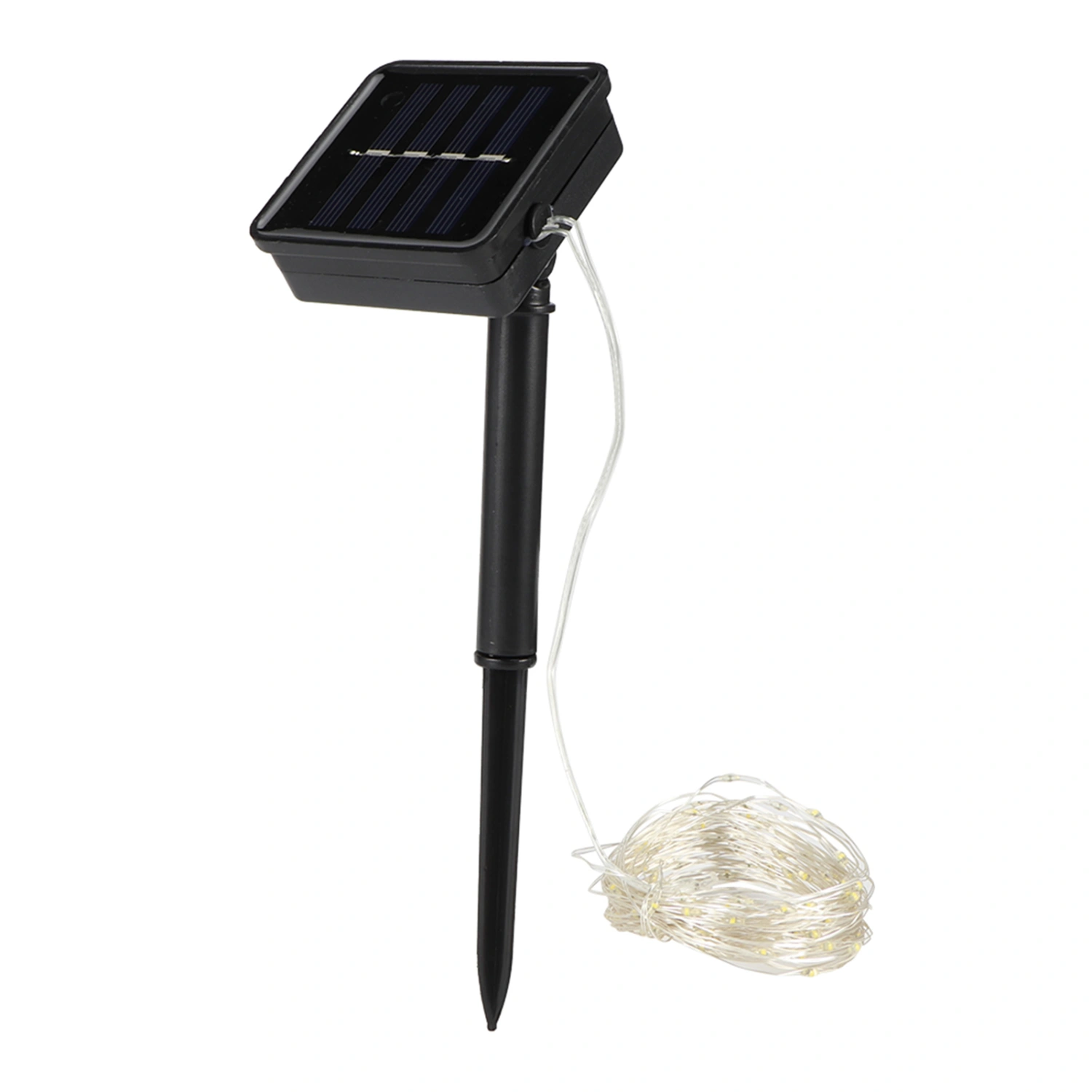 10m/32.8ft 100LEDs Light String Solar Lawn Lamp Copper Wire Lamp Waterproof Decorative Light String for Outdoor Garden Courtyard Villa