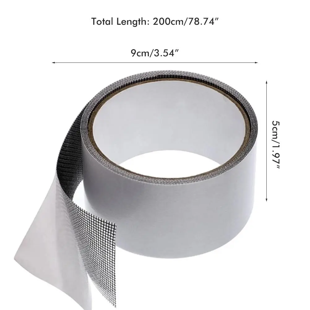 Window Screen Repair Patch Tape Fiberglass Tape for Door or Window Screen Repair