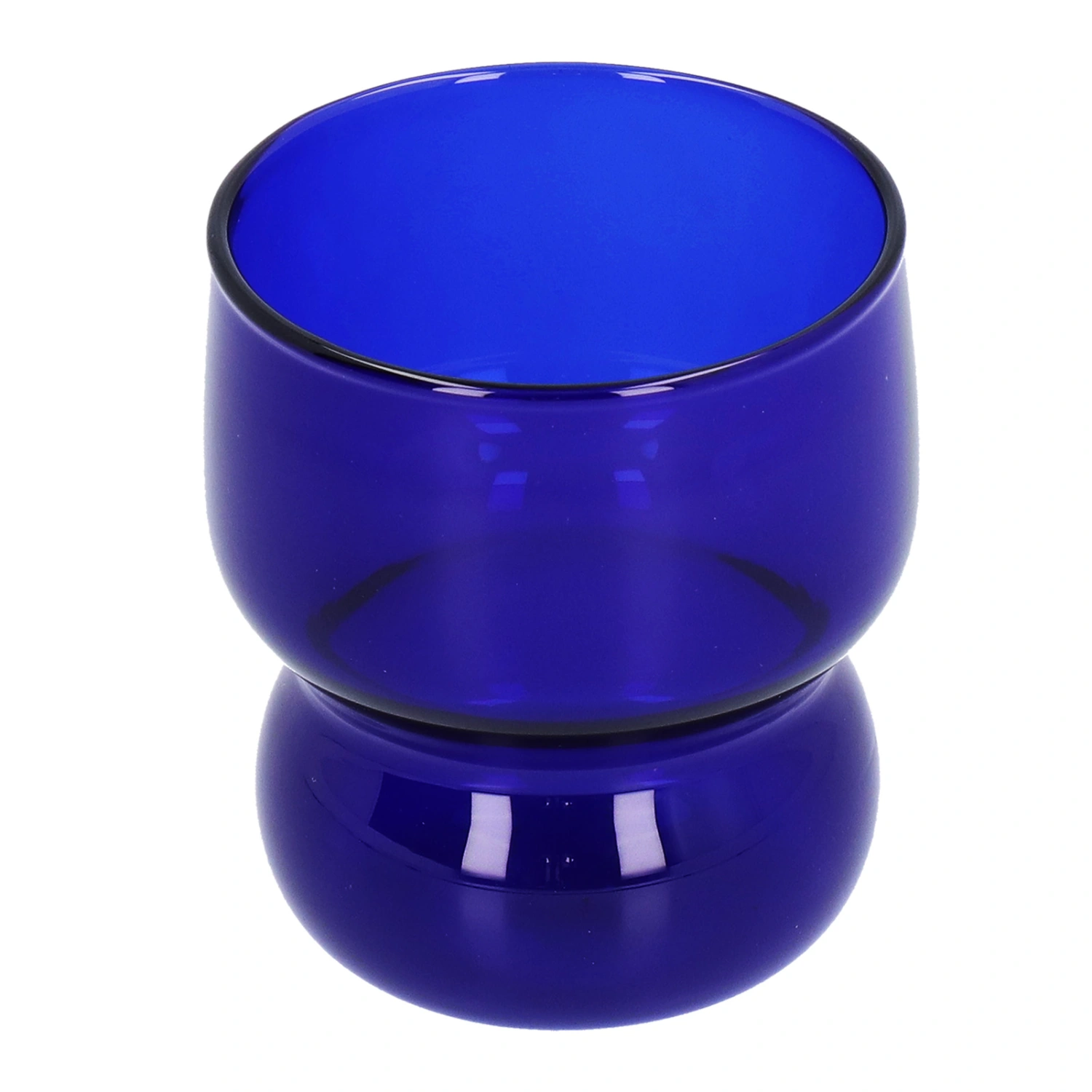 High Borosilicate Glass Cup HeatResistant Drinking Juice Cup for Home Hotel Coffee Shop(Blue )