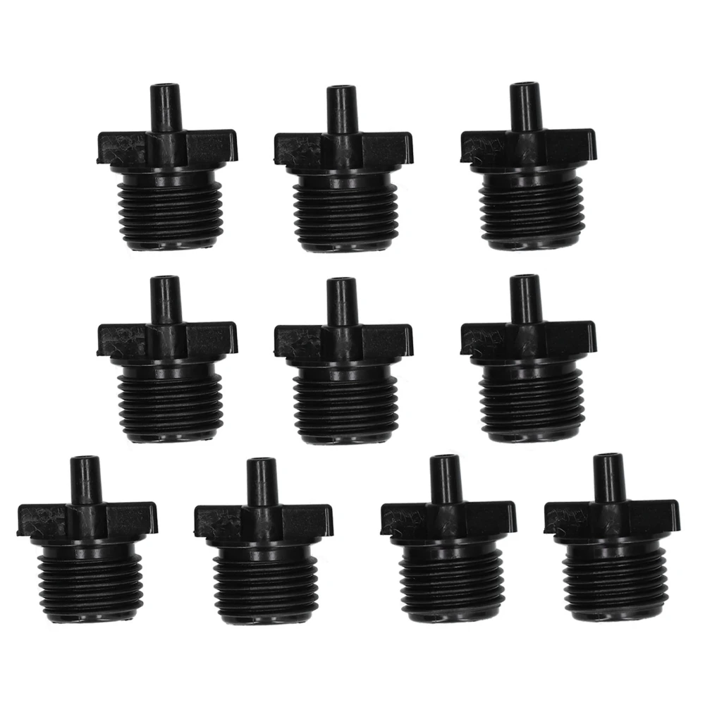 50PCS G1/2 6mm Male Thread Flat Connector for Misting Spray Nozzle Irrigation Sprinkler Fittings