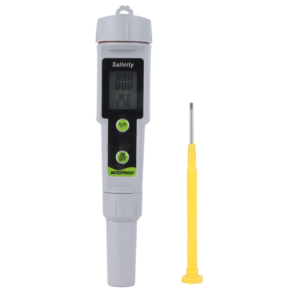 Salinity Meter Digital PenType Salinity Tester for Seawater Salt Water Swimming Pool