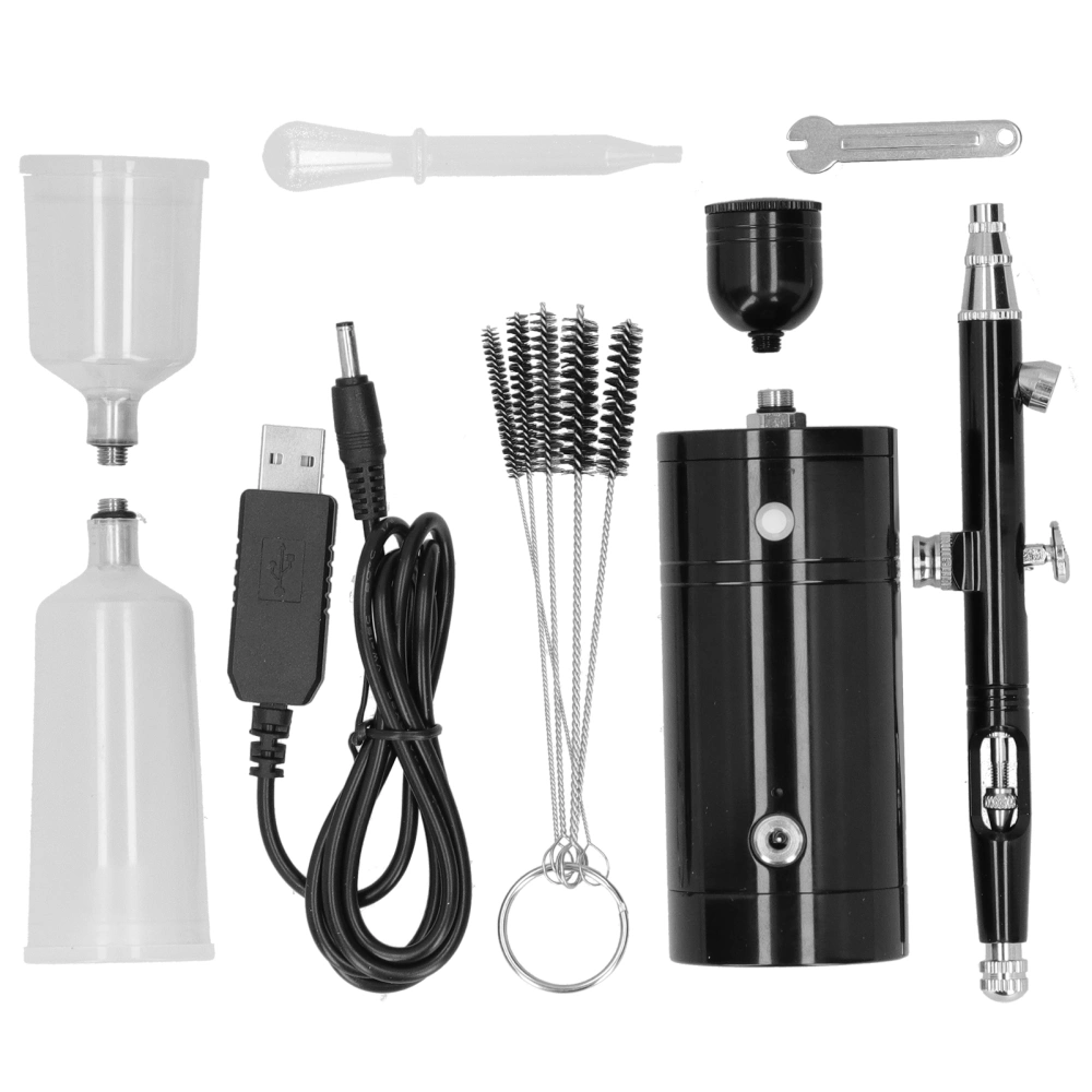 Airbrush Kit G11 Pump Single Action Rechargeable Handheld Integrated Spray Pen Mini Processing Set