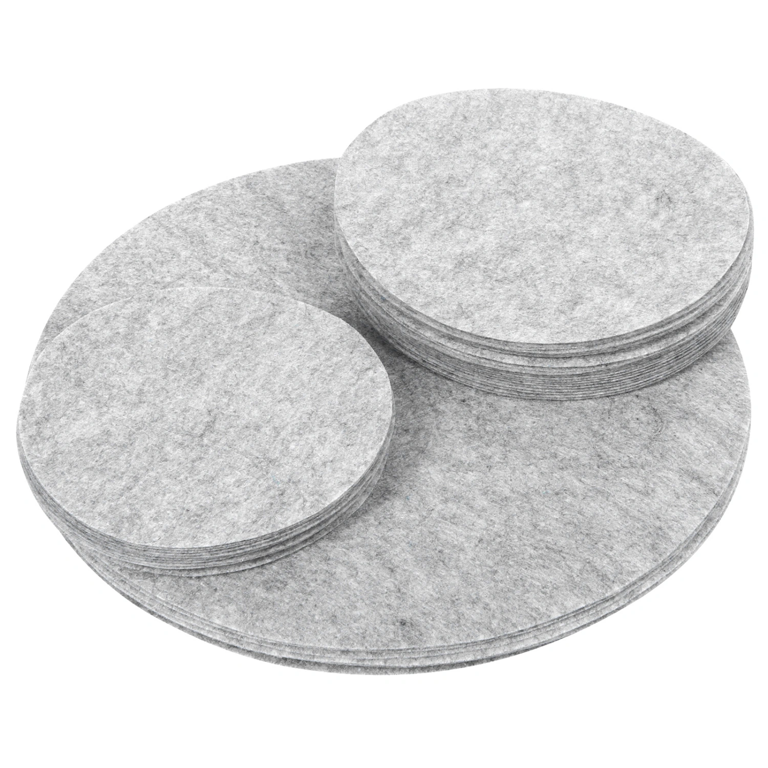 Soft Felt Plate Dividers Pan Separator Pads Cookware Bakeware Dish Pot Stacking ProtectorsGray 48PCS
