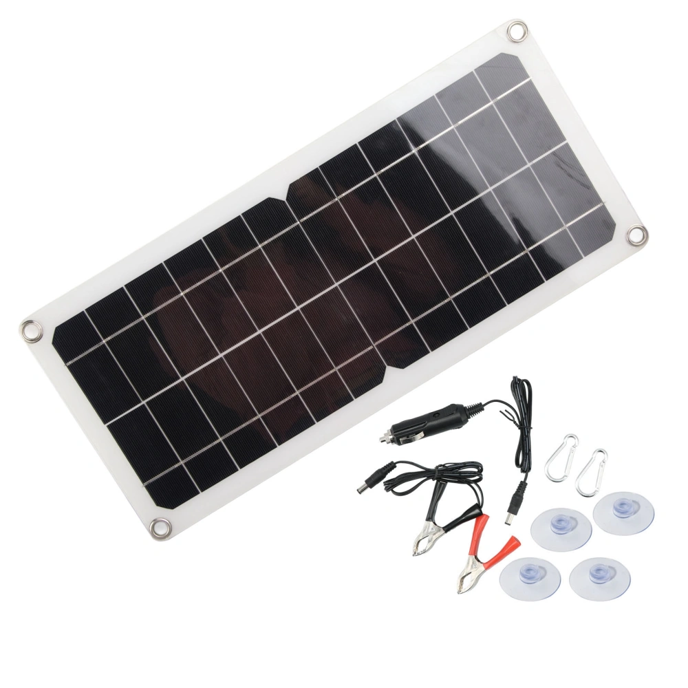 10W 12V USB Output Solar Panel Battery Charger Monocrystalline Silicon Solar Mobile Power Supply