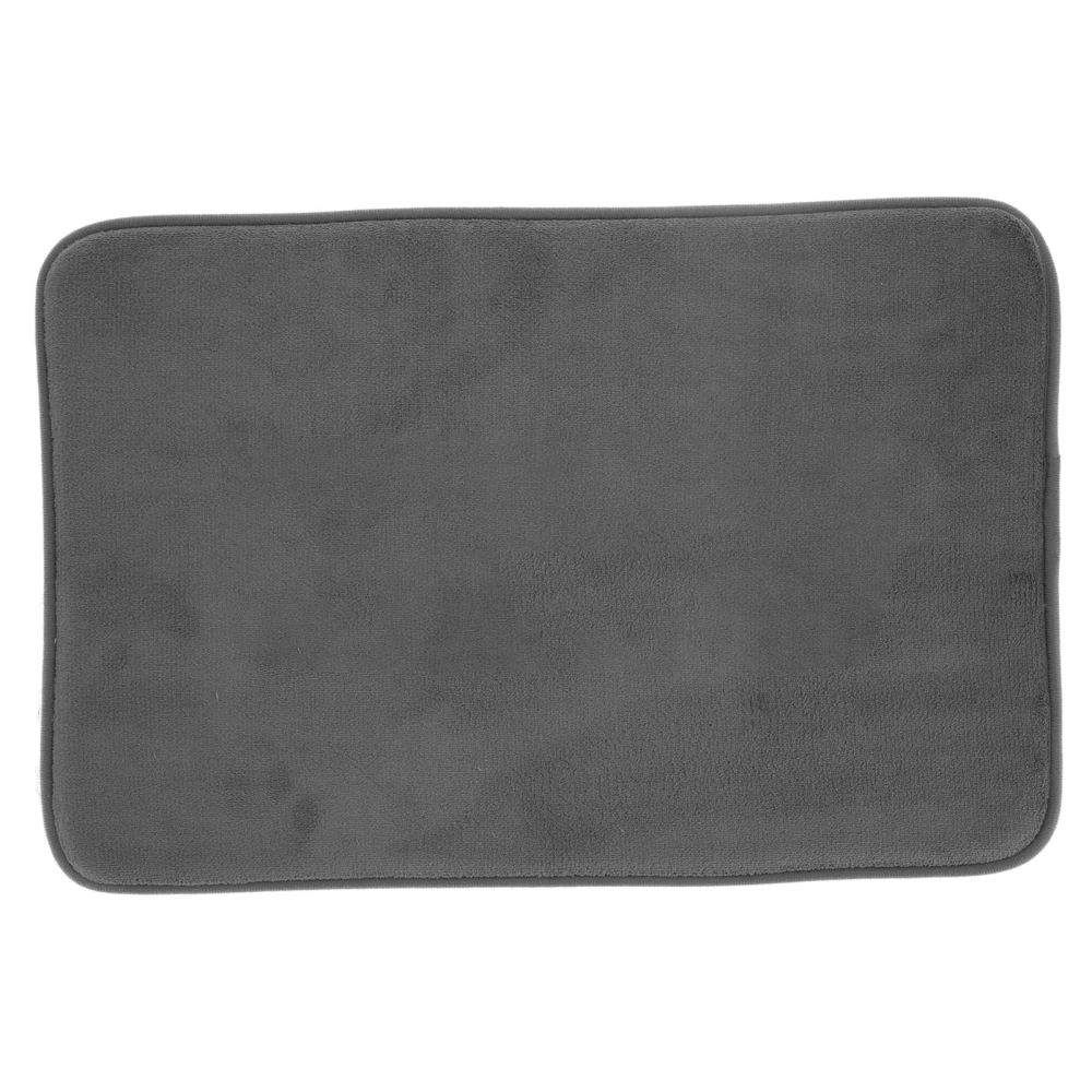 Elegant Style Floor Mat Slow Rebound Absorbent NonSlip Doormat Entry Rug for Home(Gray )