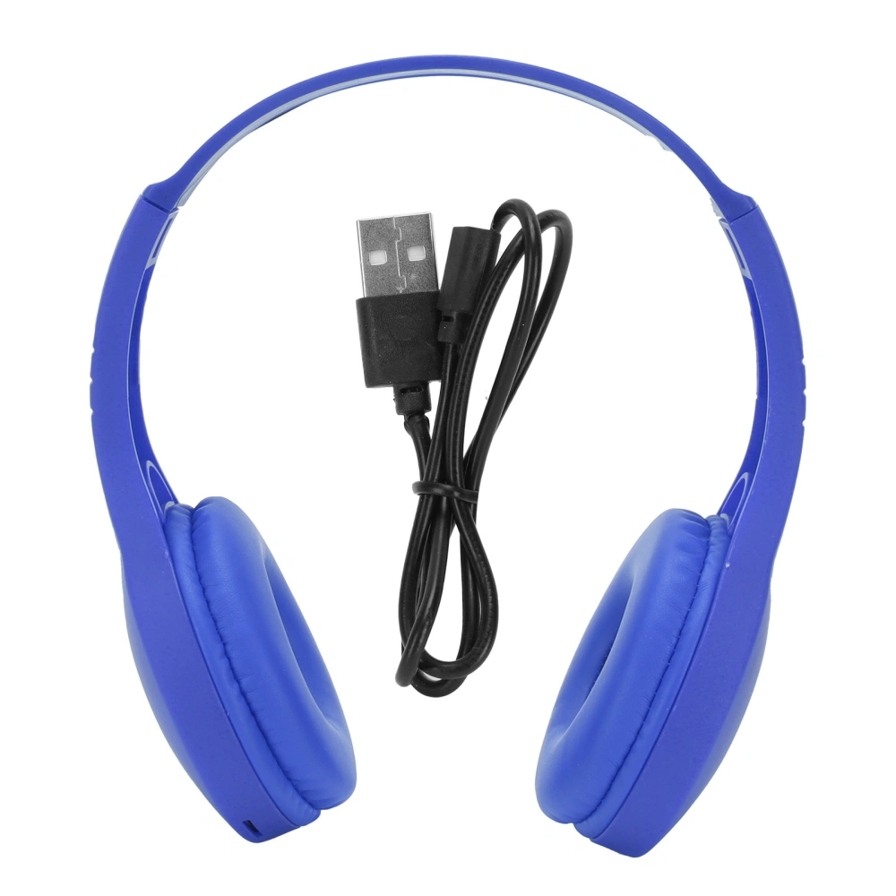 G58 Head Mounted Bluetooth Headset Bluetooth 5.0 Stereo Bluetooth Headset for Sports Use(Blue )