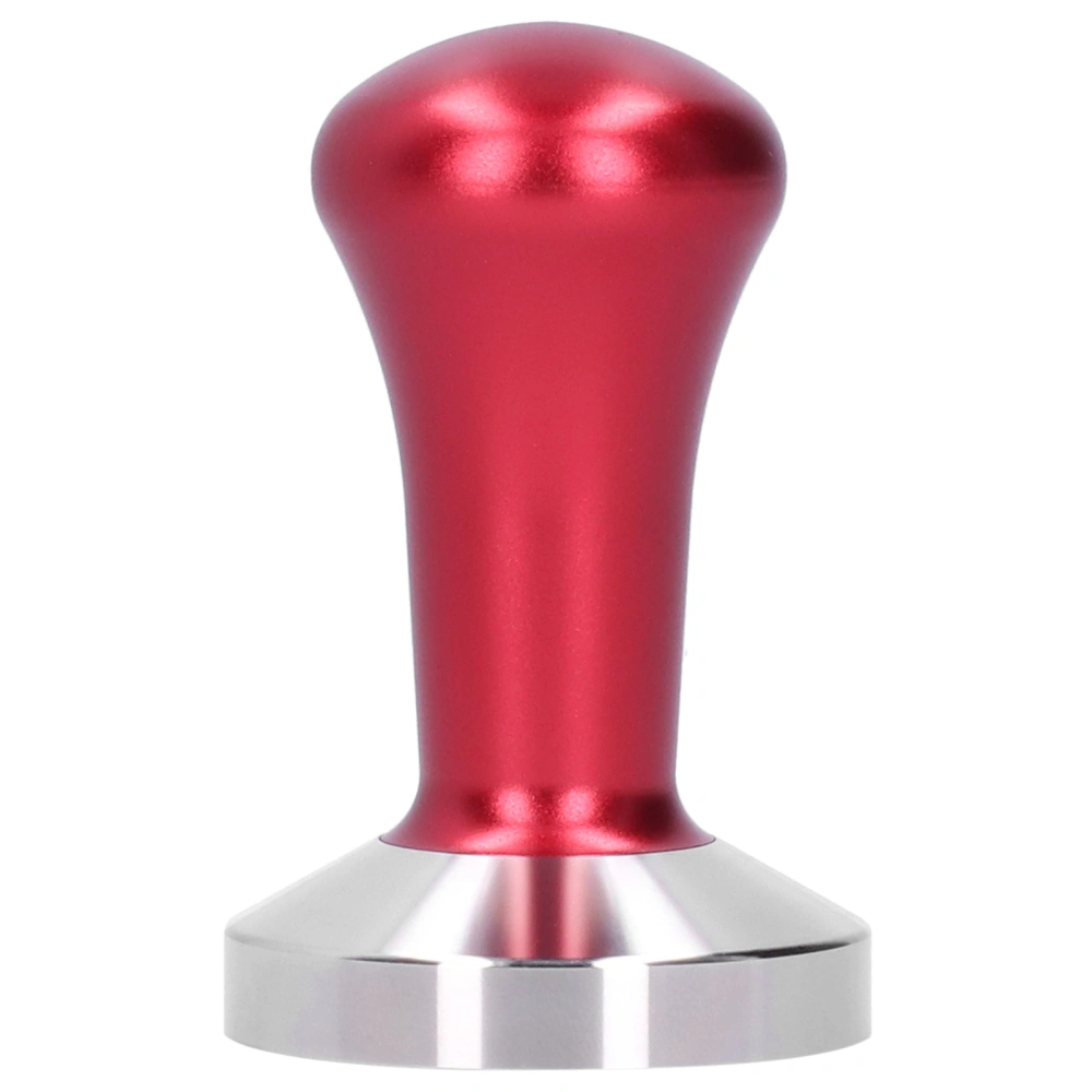 Coffee Tamper Flat Bottom Powder Hand Press Hammer Coffee Making Accessories Kitchen UtensilRed