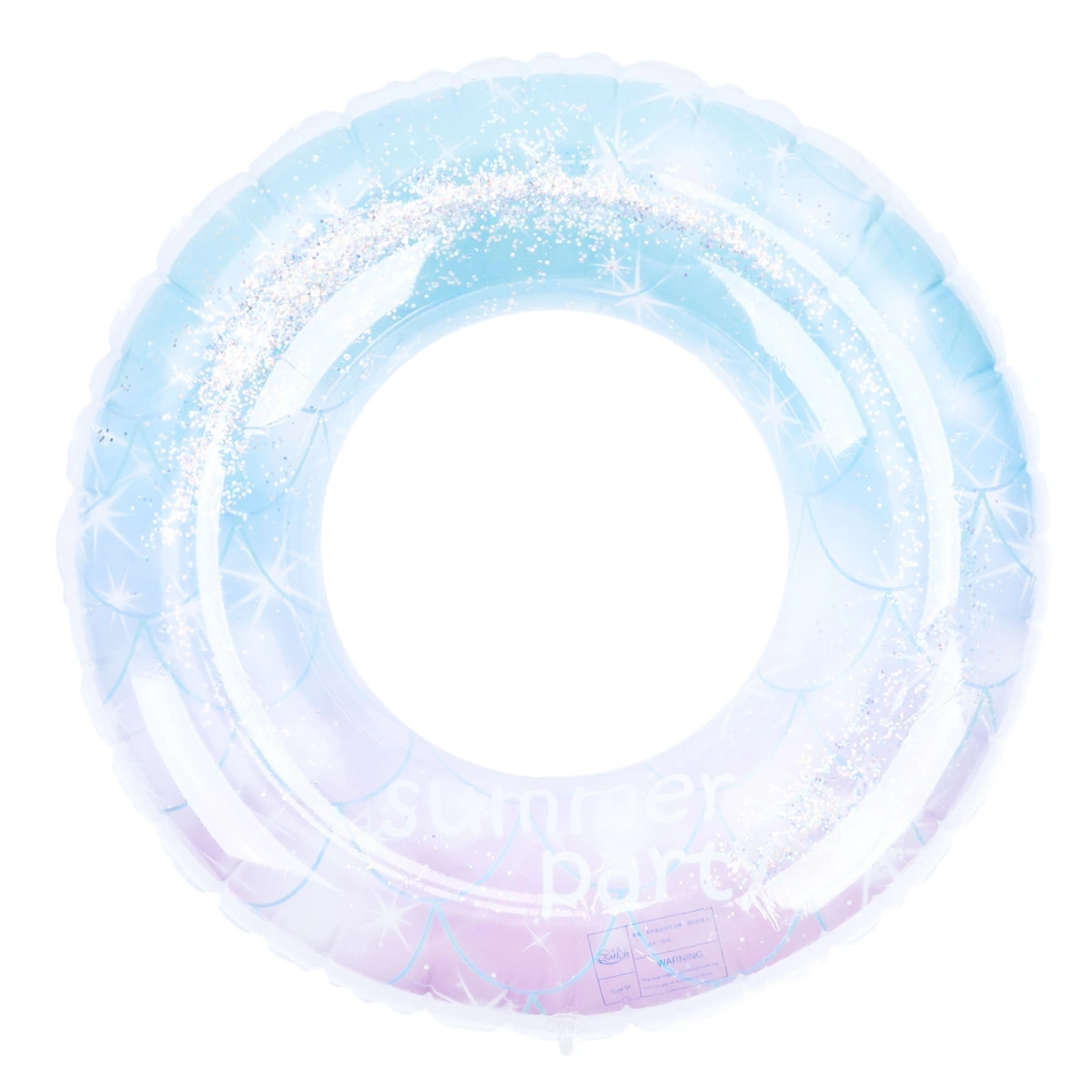 Inflatable Swimming Pool Buoy Sweet Color Flashing Swimming Ring for Summer Swimming Pool