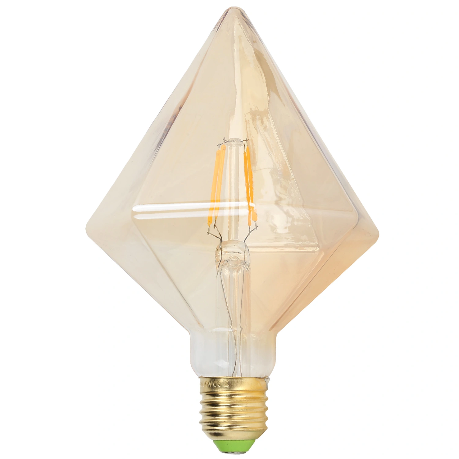 LED Filament Light Bulb Retro Style Pyramid Shape 4W E27 Bulb for Home Lighting Warm Light